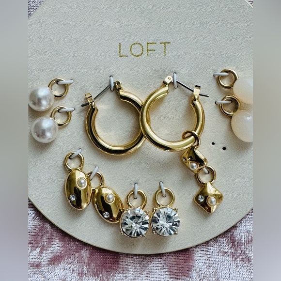 2/$25🌷LOFT Build Your Own Earring Charm Set - Picture 4 of 5